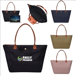 Large Capacity Oxford Cloth Shopping Zipper Tote Bag